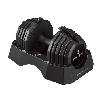 Byzoom 50lb調整啞鈴-黑色