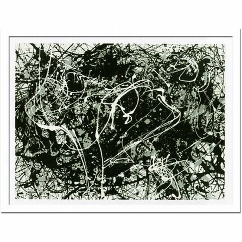 Jackson Pollock Number 33 ポロック 絵 おしゃれ 壁掛け 絵 シンプル ミッドセンチュリー レトロ アンティーク 通販 Lineポイント最大0 5 Get Lineショッピング