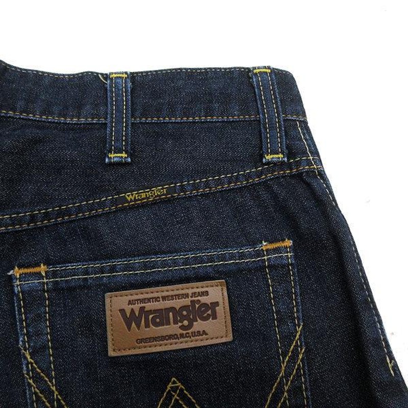 k□ ラングラー/wrangler W0383 ストレートデニムパンツ/ジーンズ【32