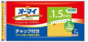 オーマイ スパゲティ1.5MMチャック付き 1KG