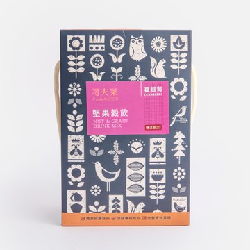 可夫萊雙活菌堅果穀粉隨手包35gx14入－蔓越莓