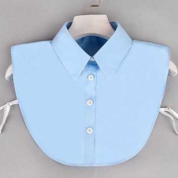 [巴黎精品] 現貨+預購 假領子襯衫領片-韓版百搭純色棉質女裝配件2色a1gg61