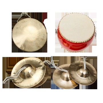 三句半套裝銅鑼鼓镲鑼鼓樂器銅镲成人大場合全套純銅專業舞臺表演