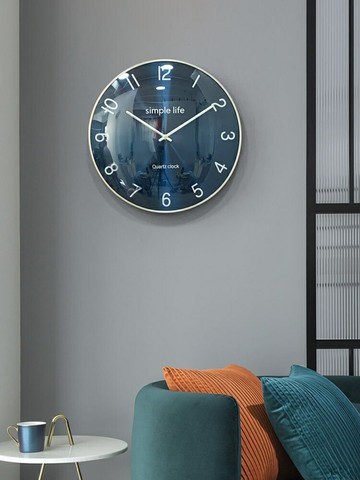 2023新款輕奢鐘表現代簡約時尚掛鐘高檔客廳家用靜音創意時鐘掛墻/掛鐘/時鐘/鐘錶/時間鐘/客廳掛鐘