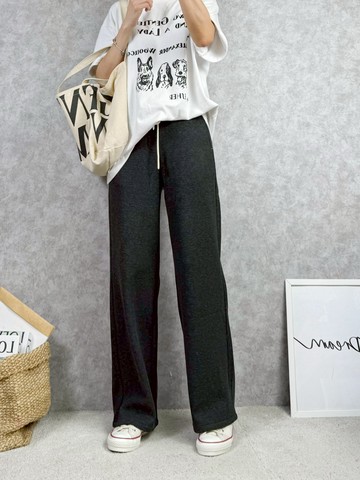 一穿就會想再包色的冬季內抓絨褲