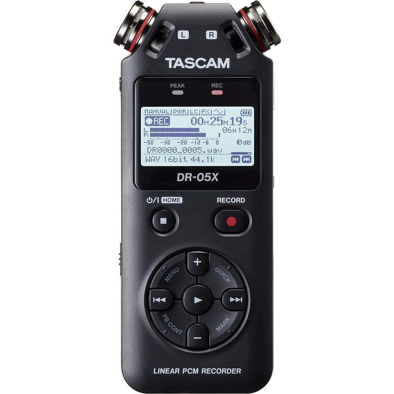 TASCAM タスカム USB オーディオインターフェース搭載 ステレオ リニアPCMレコーダー DR-05X   ミニ三脚 セット