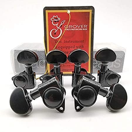 Guitar Parts Grover Guitar Machine Tuners Tuning Pegs Black Gear 18:1 Made