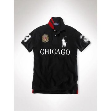 夏季跨境POLO衫翻領刺繡純棉大馬城市款休閑大碼上衣T恤Polo短袖