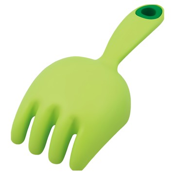 Toyroyal 樂雅 Mini Flex系列沙耙 - 軟質材質 夏日沙灘玩具  蘋果綠  1入