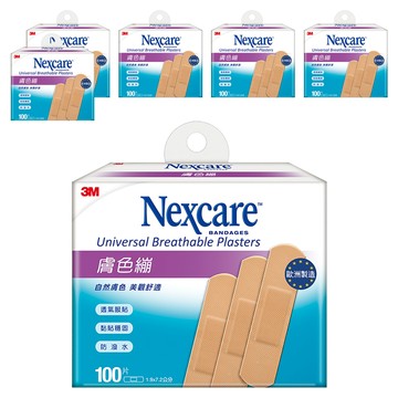 3M Nexcare PE系列 膚色繃帶 未滅菌  7.2 x 1.9cm  100片  6盒