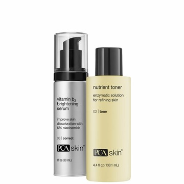 PCA SKIN Nourished + Bright Radiant Skin Duo