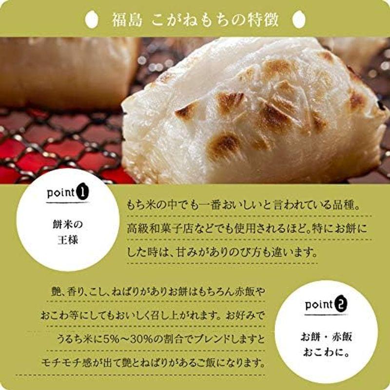 玄米令和4年 福島県産こがねもち １等米 30kg（10kg×3）