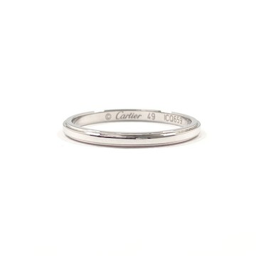 【日本直運 二手極美品】8.5 號 卡地亞 CARTIER 戒指 D'Amour 婚戒 Pt950 鉑金  સિલ્વર