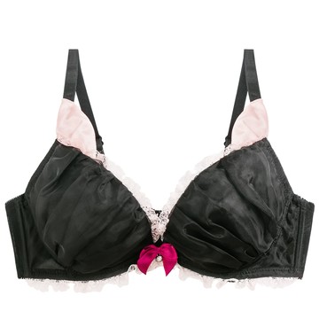 FLORA LOVELY 俏波斯 B~F罩杯日本貓咪內衣成套-黑色