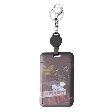 MICKEY MOUSE 米奇 MIRL系列 伸縮滑蓋證件套  牛仔黑  11 x 7cm  1個