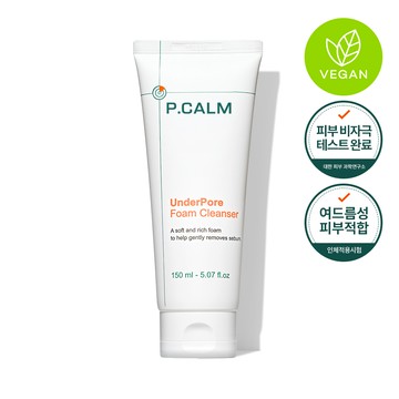 P. CALM UnderPore Foam Cleanser 150mL