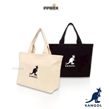 KANGOL 袋鼠 帆布大托特包 【62251782】時尚 包包 購物包 媽媽包 育兒包 萬用包 帆布包 日韓穿搭