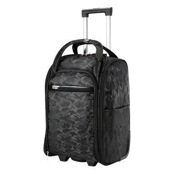 Well Life 悅生活 GoTrip 微旅行 雲彩燒燒平開立式登機拉桿行李袋  24吋  黑色