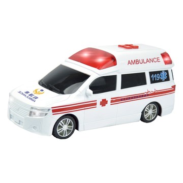 台灣好車隊 玩具車  救護車 白色 + 紅色  29 x 14.7 x 12.5cm  1個