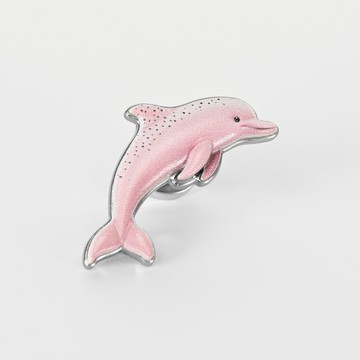 台灣原生動物徽章 / 台灣白海豚