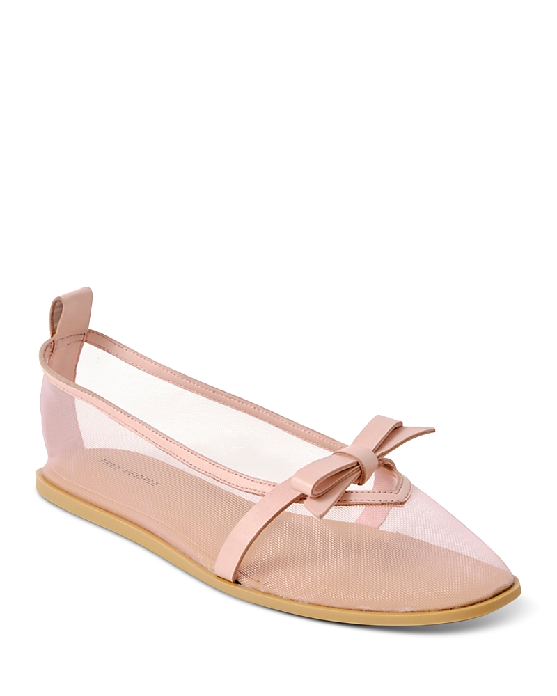 Free People Women's Mesh Mania Bow Flats