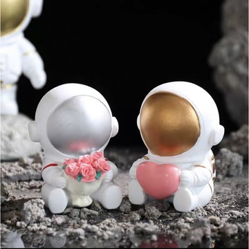【ʚ ɞGIFTME5台灣現貨ʚ ɞ】網紅太空人擺件 桌面擺件 手機架 裝飾品 交換禮物 生日禮物