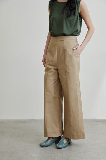 風起寬筒長褲-山形