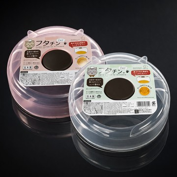 日本製KOKUBO貓咪造型微波蓋-1入
