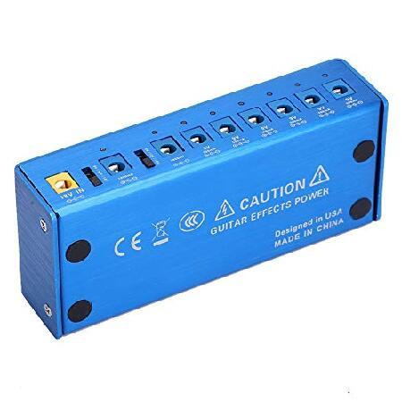 Guitar Power Supply, Output Guitar Bass Effects Pedal with Led Indicator for Guitar Pedals for 9V 12V 18V 並行輸入