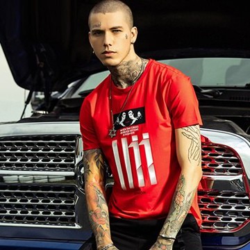 現貨+預購 短袖T恤休閒上衣-歐美街頭經典潮流男打底衫3色73sq20【獨家進口】【米蘭精品】