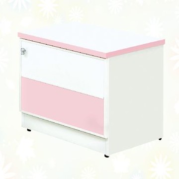 文創集-南亞塑鋼     莫尼  南亞塑鋼1.6尺單開門床頭櫃/收納櫃-48x36.5x46.9cm免組