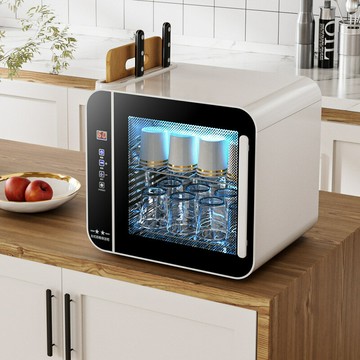 紫外線消毒櫃家用小型茶杯辦公室桌面台式廚房碗筷消毒碗櫃