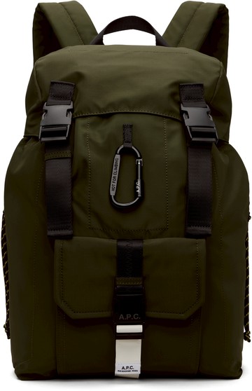 A. P.C. 绿色 Trek 双肩包