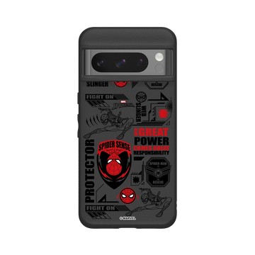 Pixel 8 Pro SolidSuit 黑 - 蜘蛛人 Spider-man - 蜘蛛人 - 標誌圖案