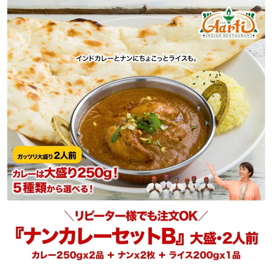 ナンカレーセットB 送料無料 インドカレー インド料理 セット商品