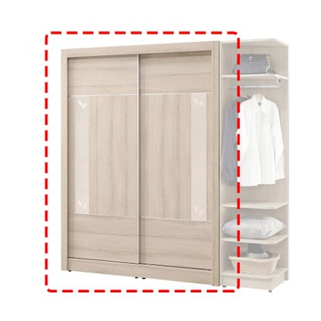 維娜5尺推門衣櫃
