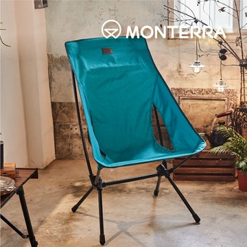 Monterra  CVT2 M輕量蝴蝶形摺疊椅｜藍綠 (韓國品牌 露營 摺疊椅 折疊)
