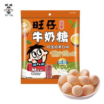 旺旺 旺仔牛奶糖-紅玉紅茶口味 100g