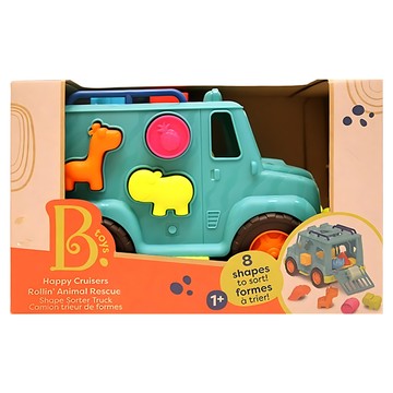 B.toys 飽胃站生態吉普車 酪梨 美  1個  多色