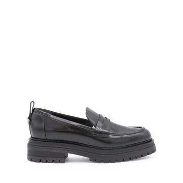 Sergio Rossi - Black Leather Loafers