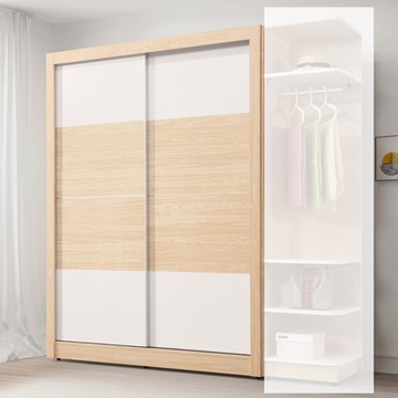 MUNA家居  羅林5尺推門衣櫃  149X60X202cm