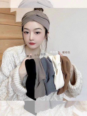 桃園出貨✨孕婦產後月子帽冬季時尚做月子髮帶頭巾防風寒護額頭吸汗產婦帽