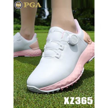 韓版PGM高爾夫球鞋女士防水透氣女鞋 緩震防滑超輕軟底旋扣運動鞋