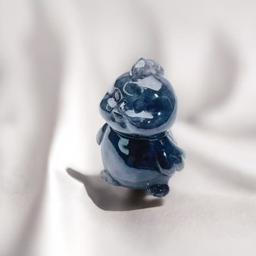 烏雞翡翠小雞擺飾擺件 | 天然緬甸玉A貨翡翠 | 送禮