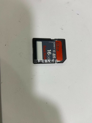 閃迪SanDisk 16GB相機SD記憶卡 實物圖 高速拍攝 防水防震【三和電腦配件店】