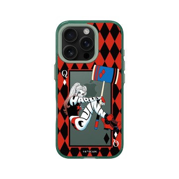 iPhone 16 Pro Clear 憂墨綠 - Joker - 小丑女 - 棋盤風格