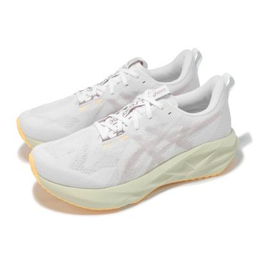 Asics 慢跑鞋 Novablast 5 2E 寬楦 男鞋 白 米 彈力 厚底 運動鞋 亞瑟士 1011B975101