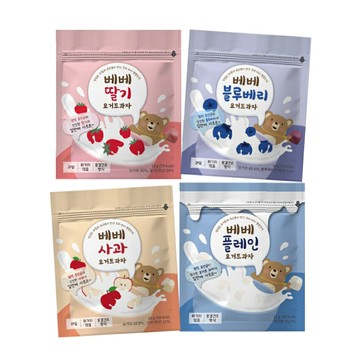 BEBE 貝兒 乳酸菌水果球/優格球 18g (藍莓/草莓/蘋果/牛奶)【甜蜜家族】