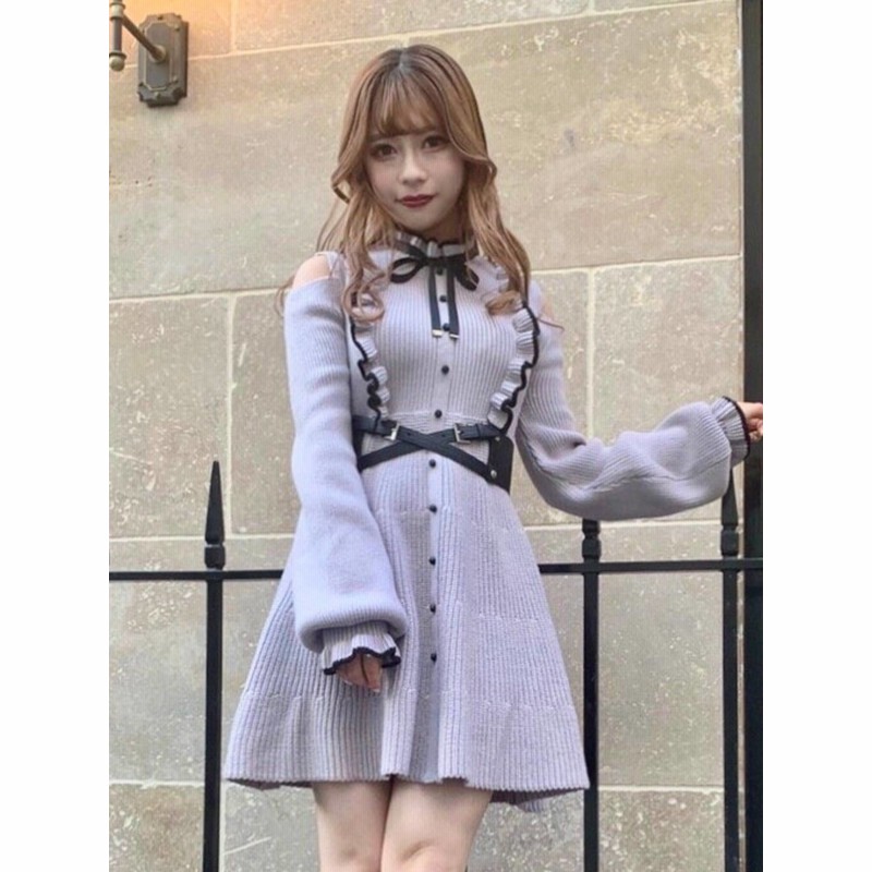 公式 Eatme イートミー ハイネックニットワンピース 通販 Lineポイント最大get Lineショッピング