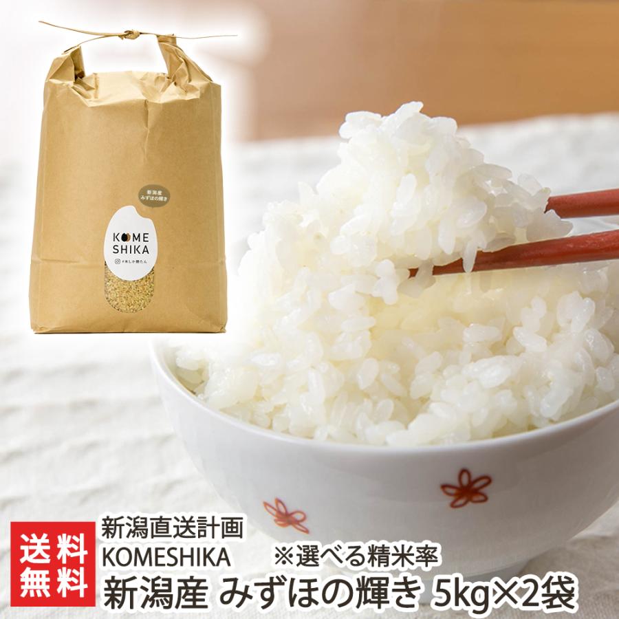 分づき米 新潟産みずほの輝き 10kg（5kg×2袋） KOMESHIKA 新潟直送計画 送料無料